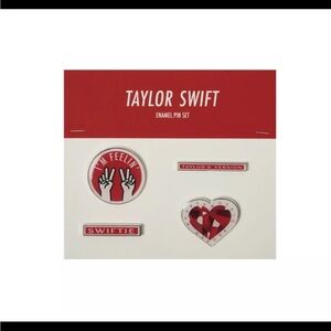 Taylor Swift RED (Taylor's Version) "I'm feeling 22" Enamel Pin Set NWT SEALED